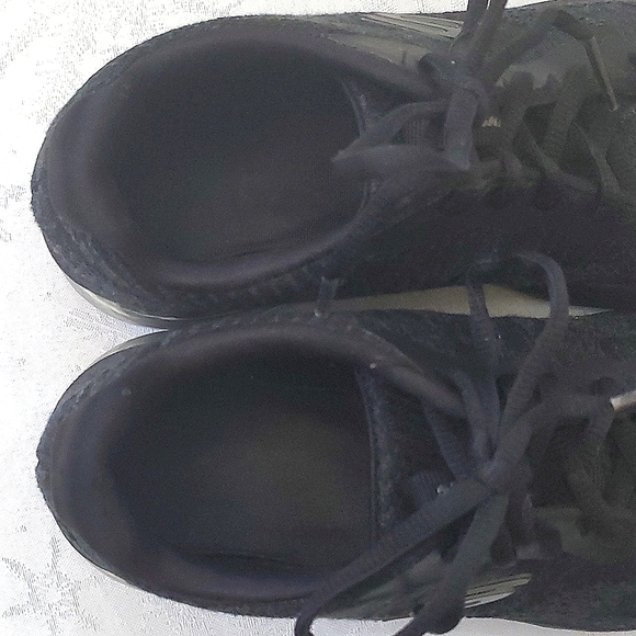 Black Lace Up Skechers Shoes Women's Size 6 (See Note) SN 179050TX - Picture 7 of 10